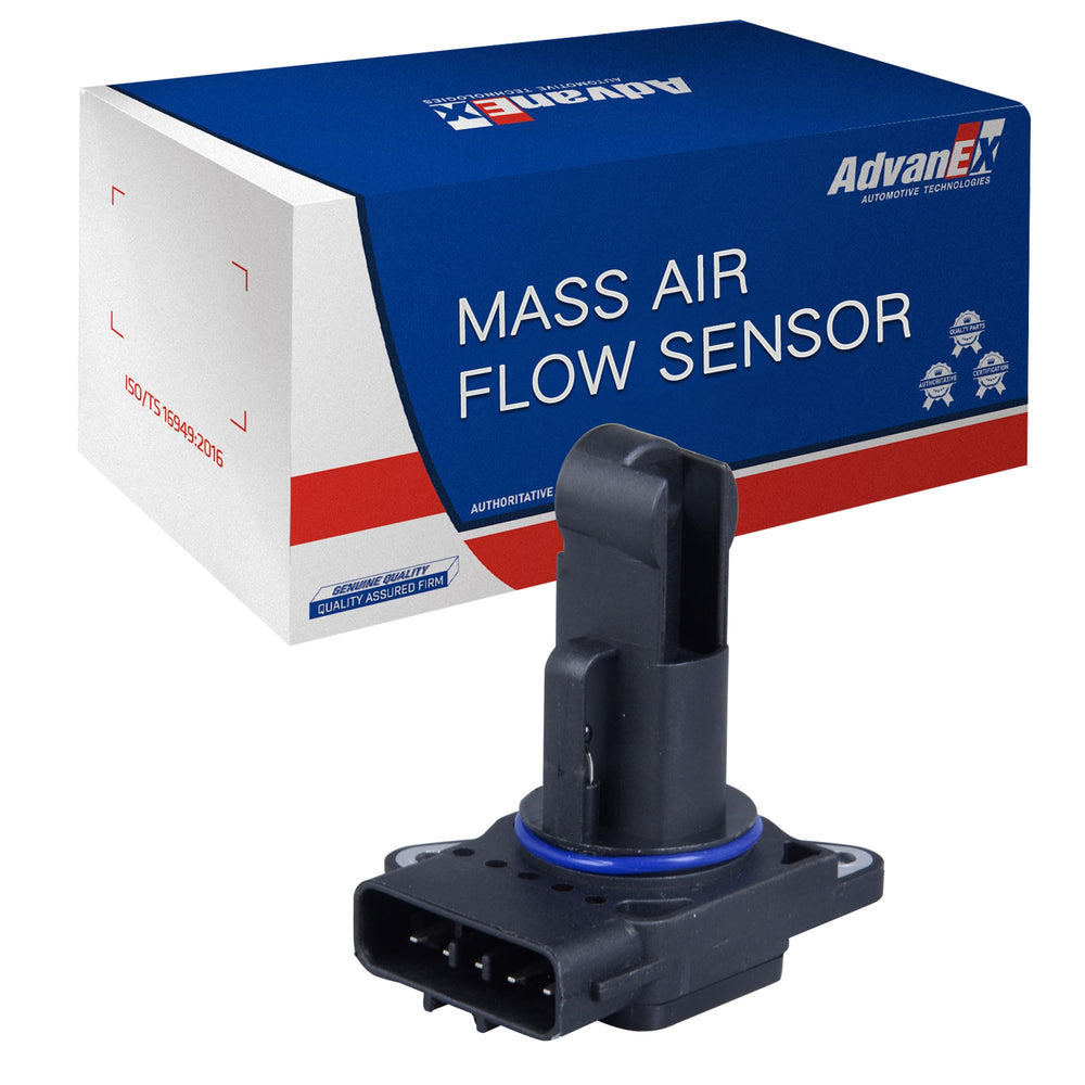 AdvanEX MAF sensor closeup for Toyota Camry 2.4L with precise airflow sensing