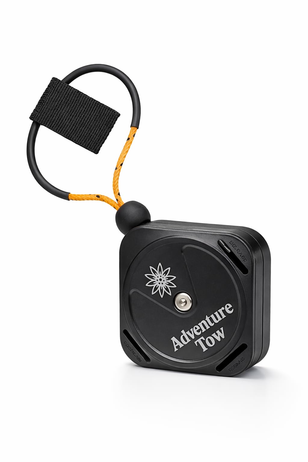 ADVENTURE TOW bicycle tow rope 2.4m in action, enabling safer family trail towing.