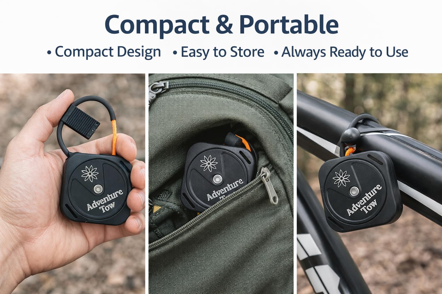 ADVENTURE TOW supports safer, longer family rides for enjoyable outings.