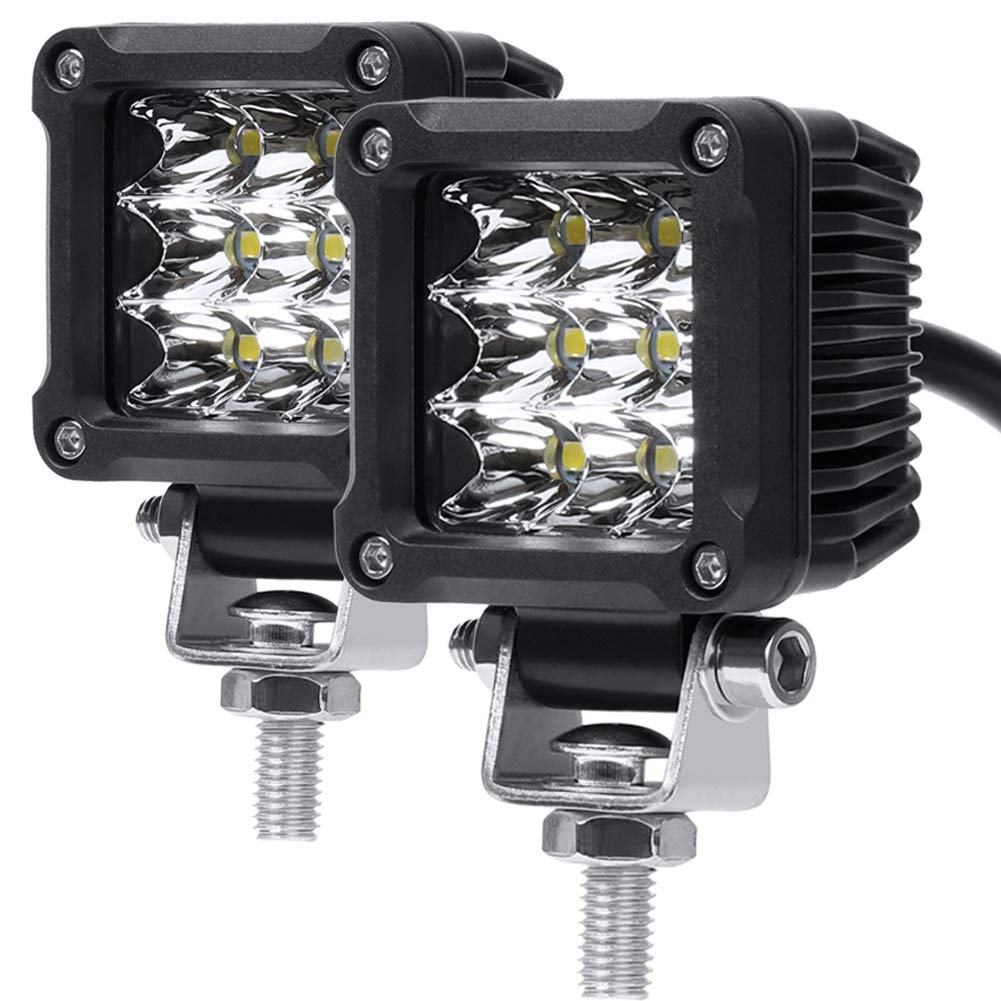 Adzoon 2-inch LED pod spot light on the front for clear night visibility.