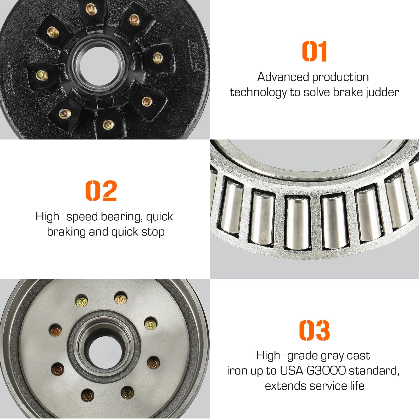 Aeagle 14125A outer cone bearing compatible with standard lube axles.