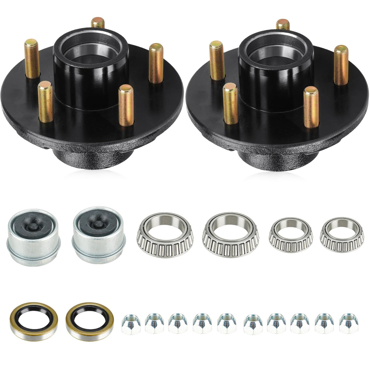 Aeagle 4.5-inch idler hub ready for trailer use, delivering smooth braking.