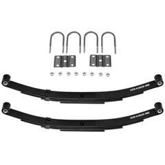 Aeagle 25-1/4 inch double-eye spring with four leaves for heavy trailer loads
