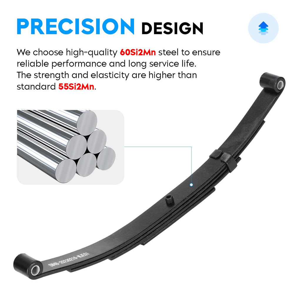 Aeagle 3500lb axle U-bolt kit demonstrates sturdy hardware for round axles.