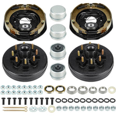 Aeagle 8 on 6.5-inch bolt circle hub drum kit left brake for 7,000 lbs trailers.