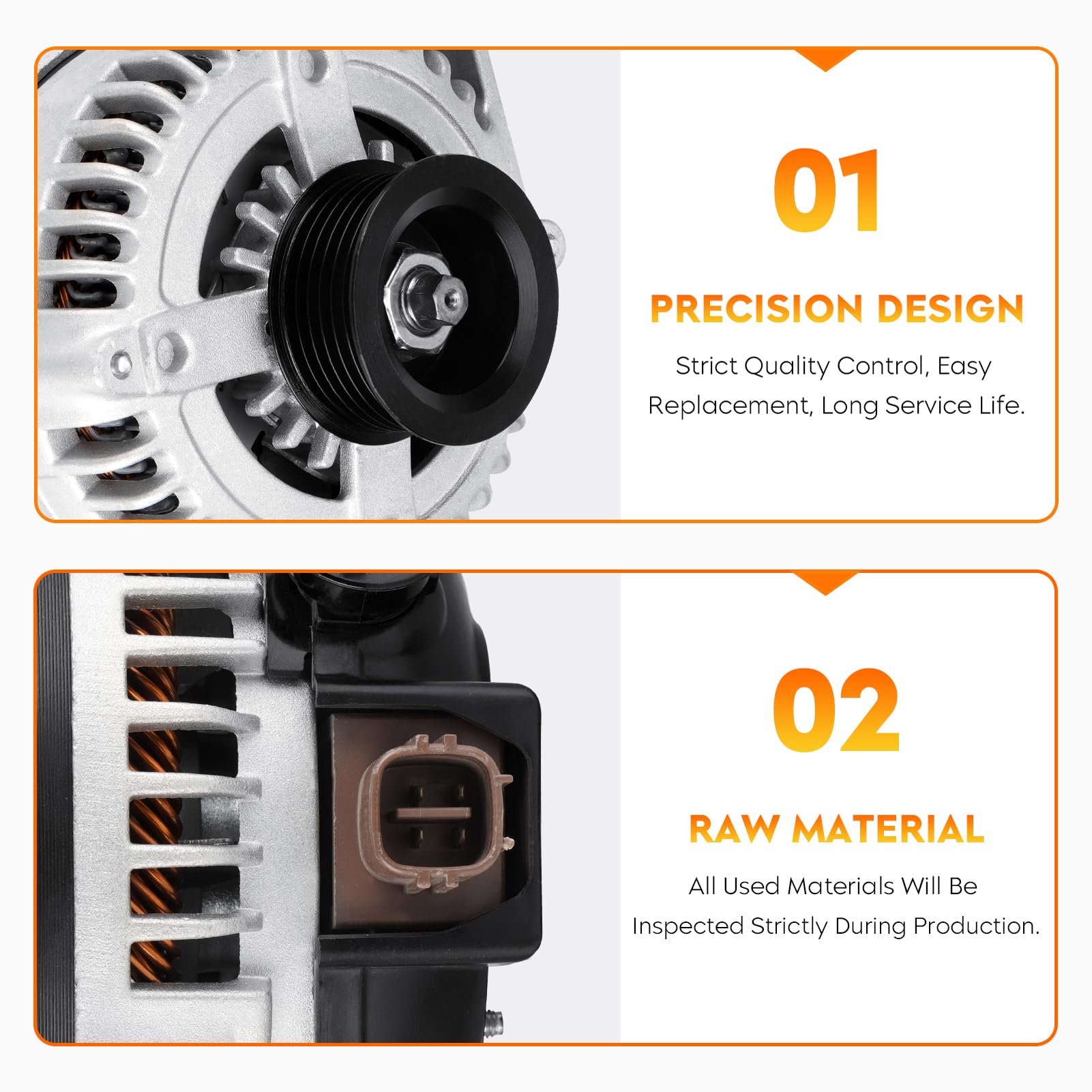 Aeagle label and markings, 12V, SD6, quick verification for replacement compatibility.