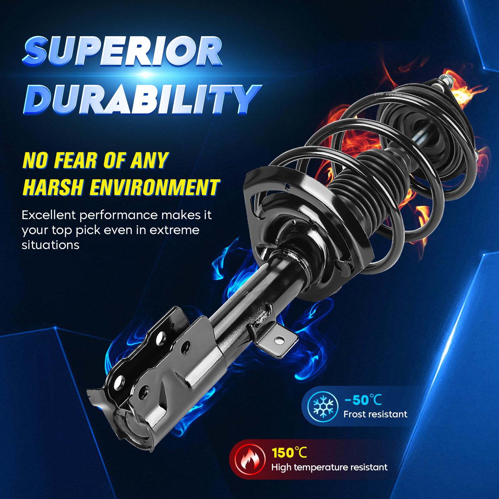 Aeagle coil spring front kit for Caliber improves ride height and support