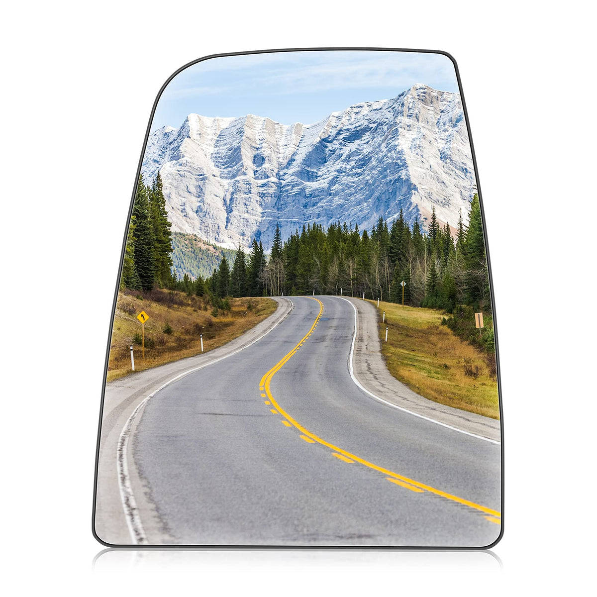 Aeagle driver left upper rearview mirror with convex heated glass for Transit