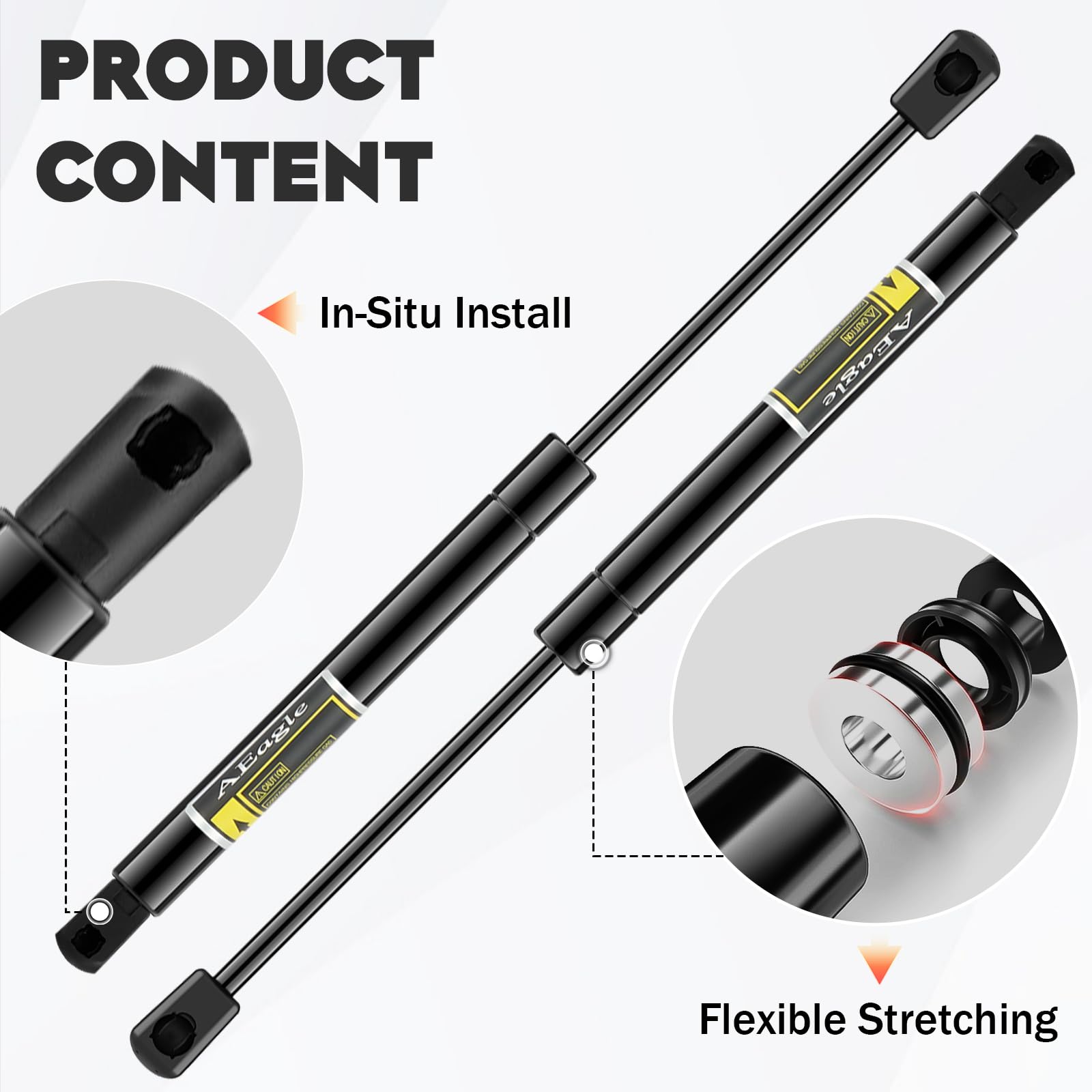 Aeagle easy-install trunk lid lift support for quick replacement.