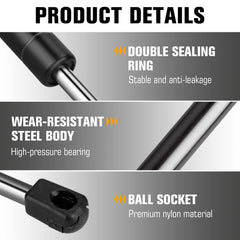 Aeagle rear-trunk lift shock extended to 11.38 inches for dependable opening