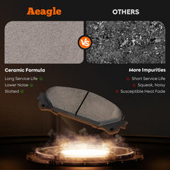 Aeagle front brake pads for Sienna offer quiet braking and dependable stopping power.
