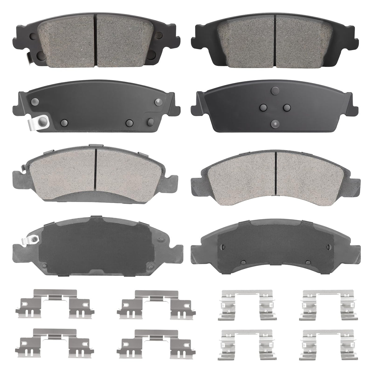 Aeagle front ceramic brake pads for Silverado 1500, quiet braking with efficient heat dissipation