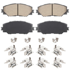 Aeagle front ceramic brake pads for Toyota Corolla improve quiet stopping and braking feel