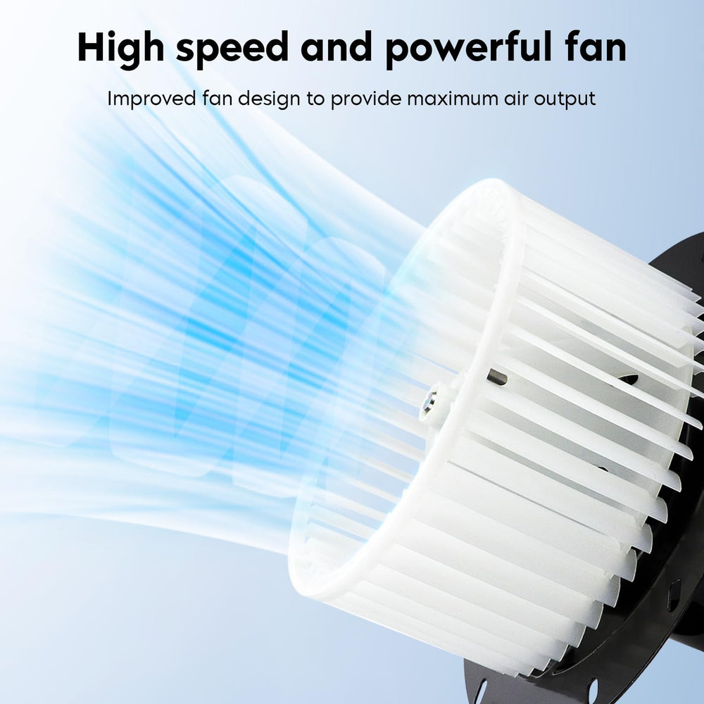 Aeagle front blower motor assembly front-angle view highlights direct-fit compatibility for easy install