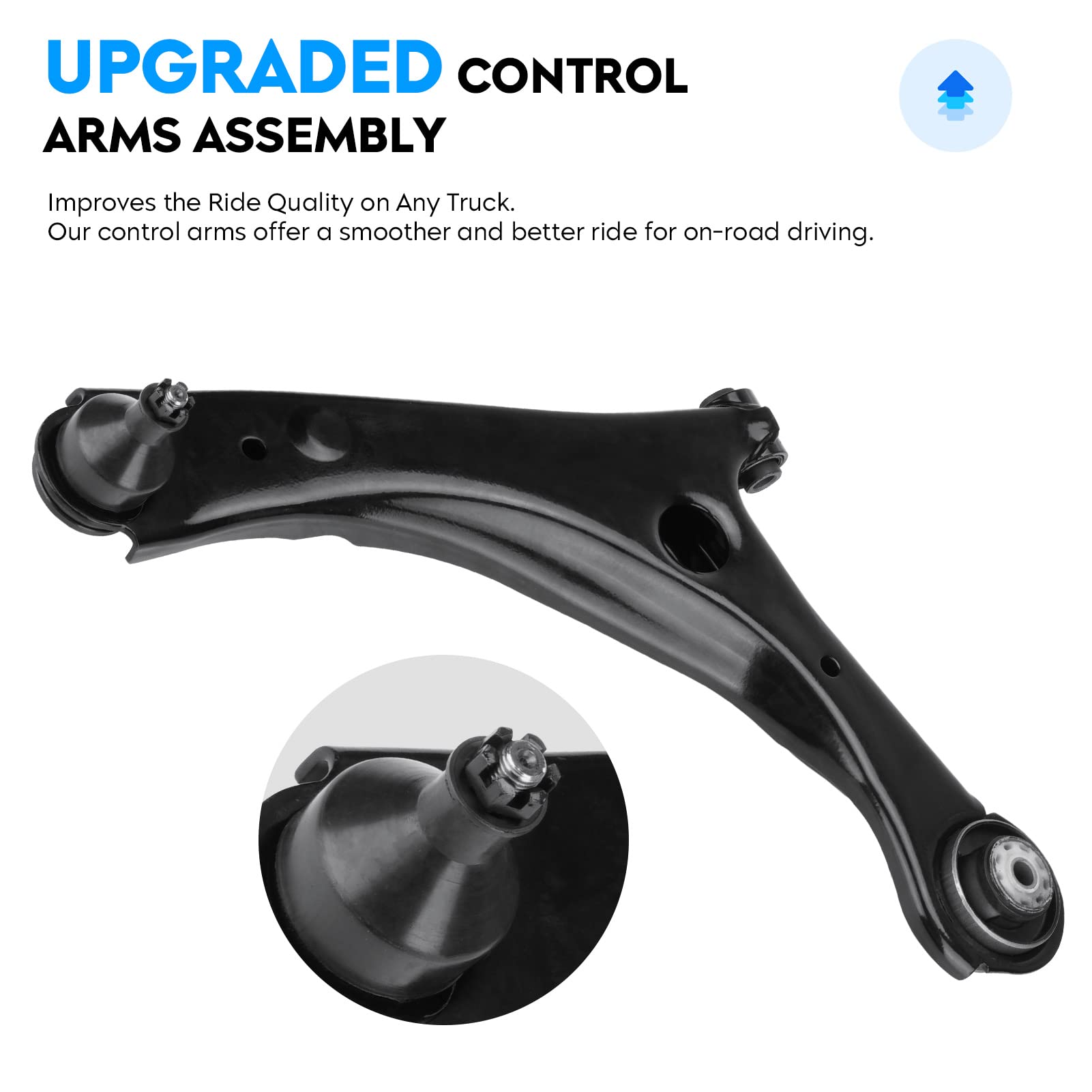 Aeagle front lower control arm passenger side for Dodge Grand Caravan enhances ride quality