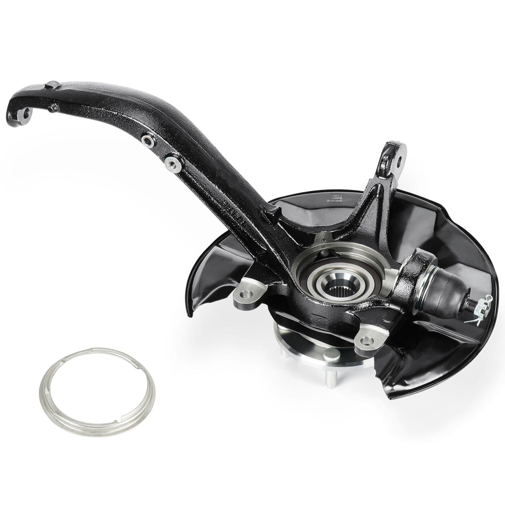 Aeagle front-right steering knuckle for Acura TSX 2009-2014 shows precise fit and robust build.