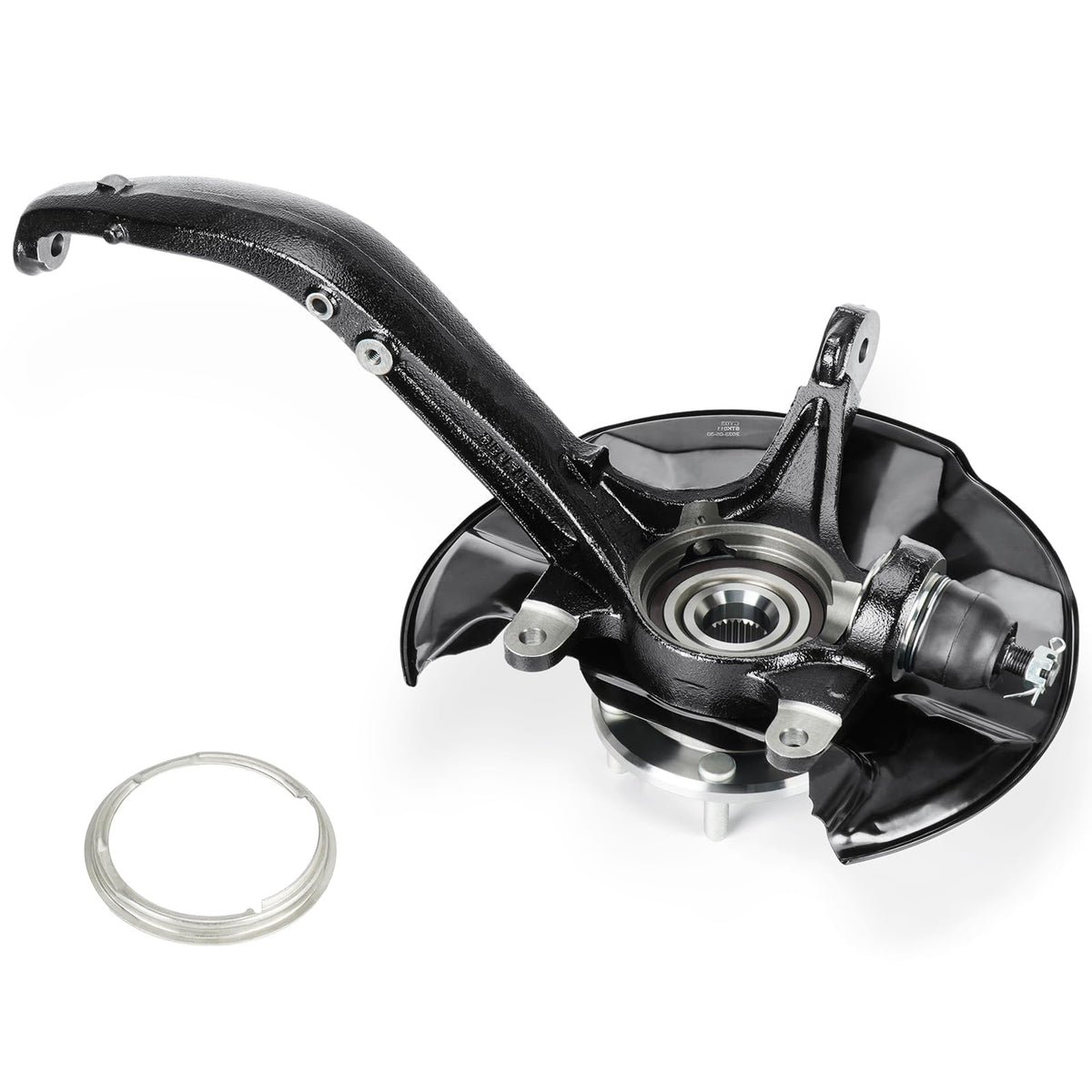 Aeagle front-right steering knuckle for Acura TSX 2009-2014 shows precise fit and robust build.
