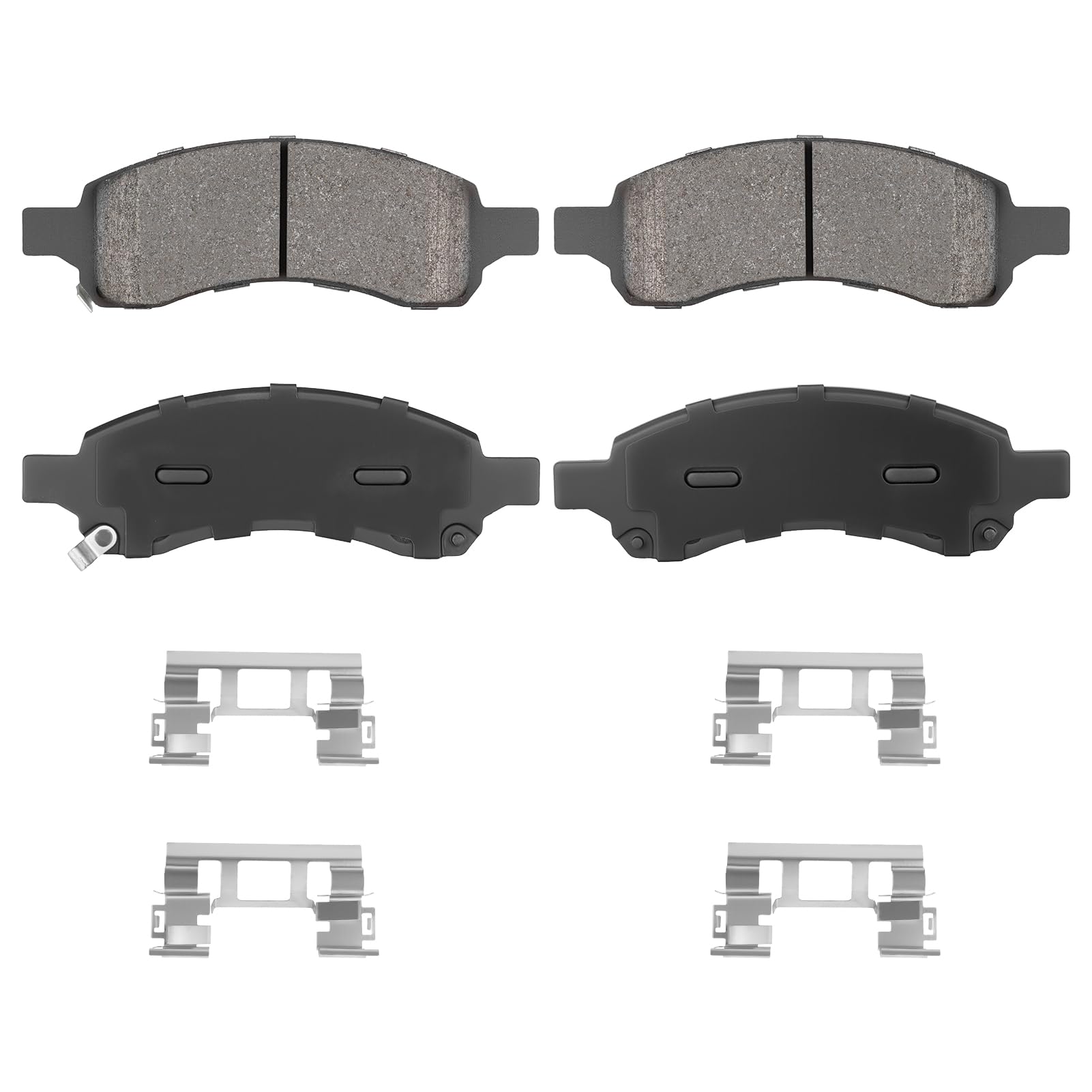 Aeagle front semi-metal brake pads for Buick Enclave with improved stopping power and smooth braking.