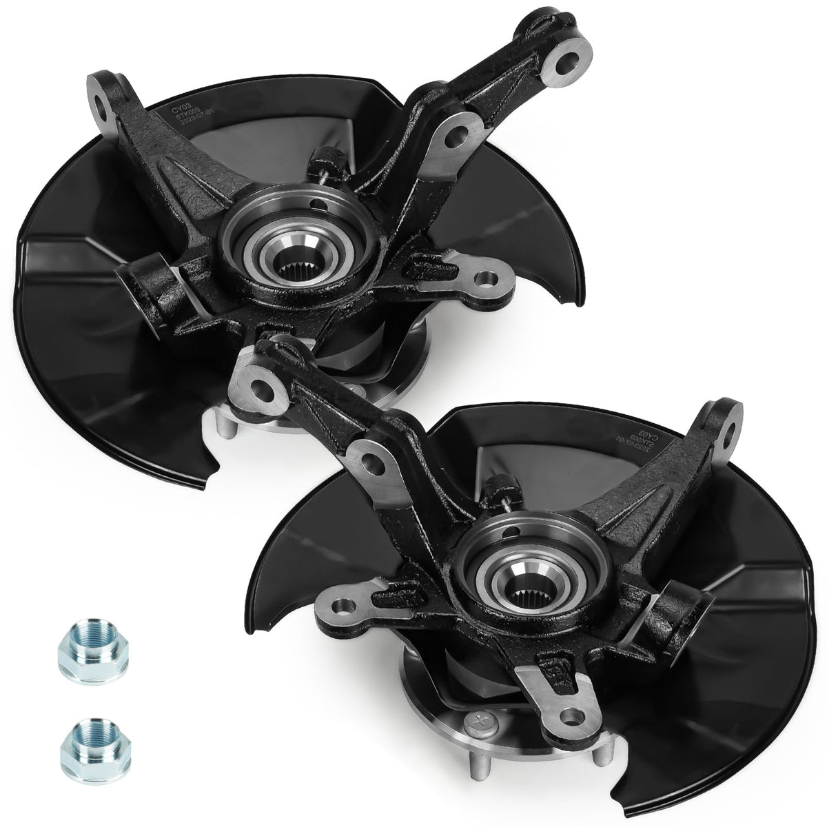 Aeagle front steering knuckle for Honda Civic 2006-2011, left-angle view, durable construction.