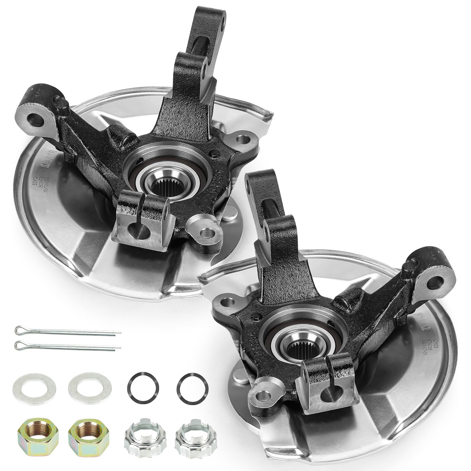 Aeagle front steering knuckle for Jeep Compass left—enhanced durability and precise steering.