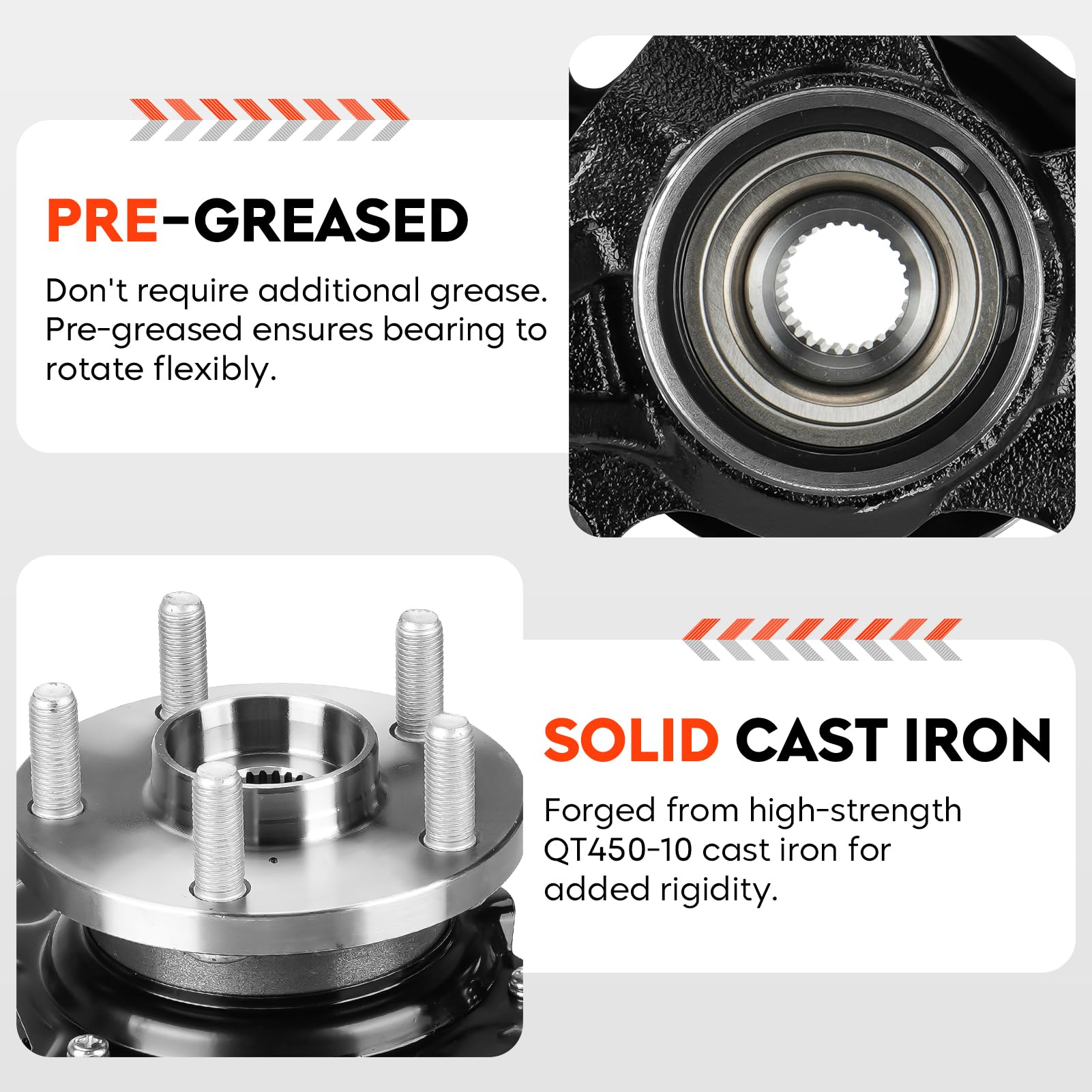 Aeagle front steering knuckle for Toyota Corolla right side improves wheel alignment.