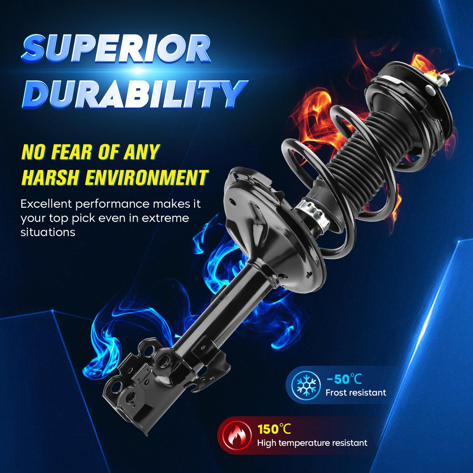 Aeagle front sway bar end links enhance steering stability on rough roads