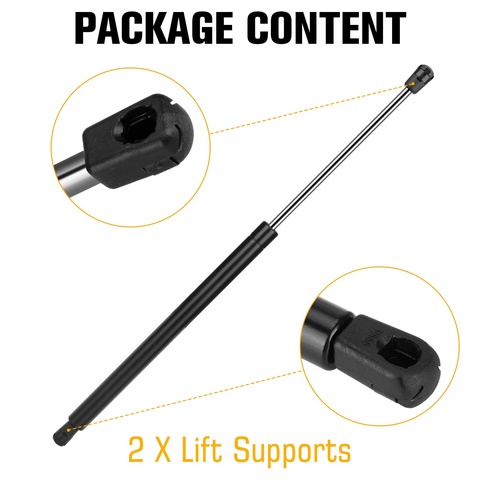Aeagle Enclave liftgate shock protects against sudden drops under load.