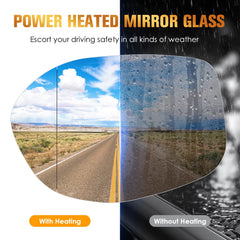 Aeagle heated mirror glass for Honda Odyssey enhances wide-angle rear view.