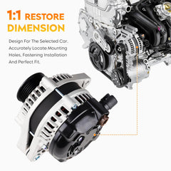 Aeagle high-output 130A 12V S6 alternator powering modern electrical systems