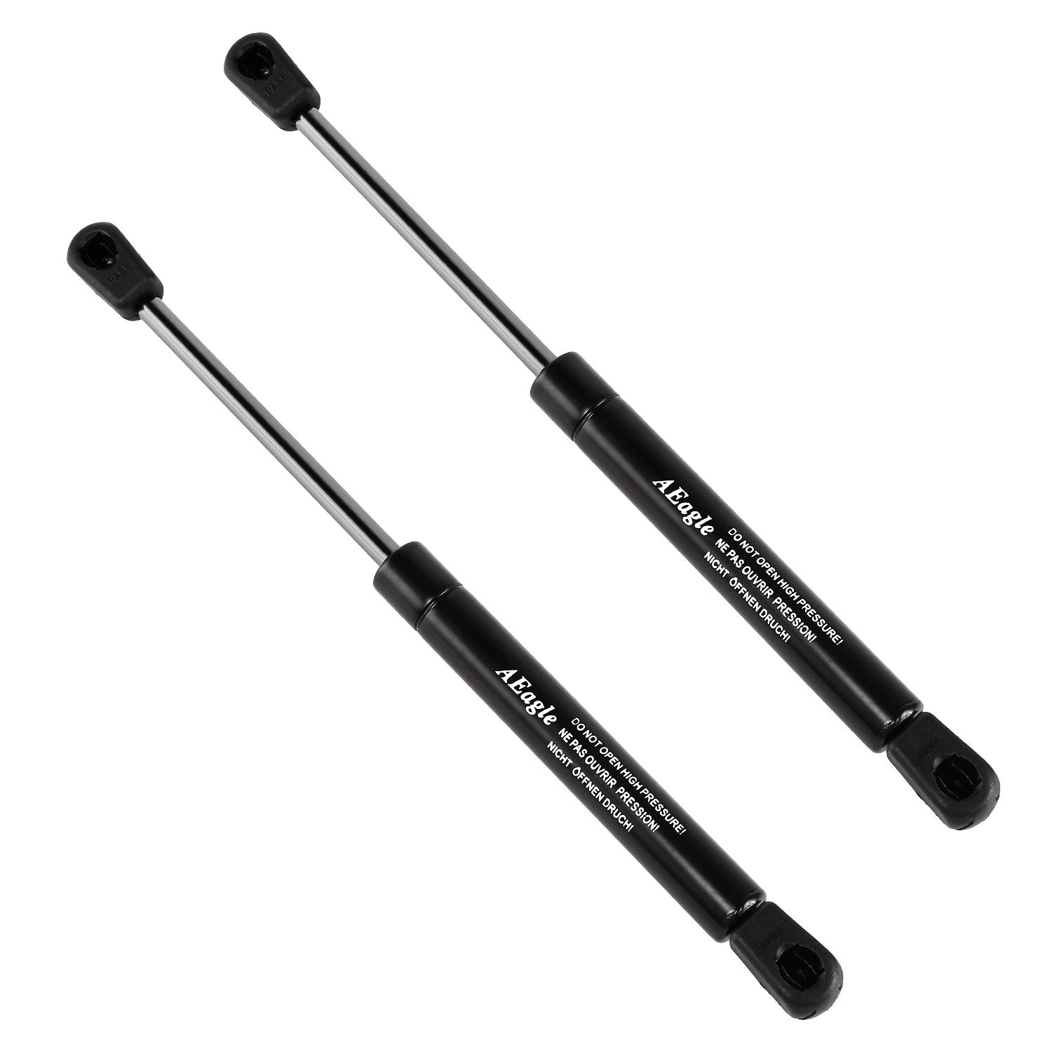 Aeagle hood lift support installed on a 1999-2004 Jeep Grand Cherokee for smooth opening