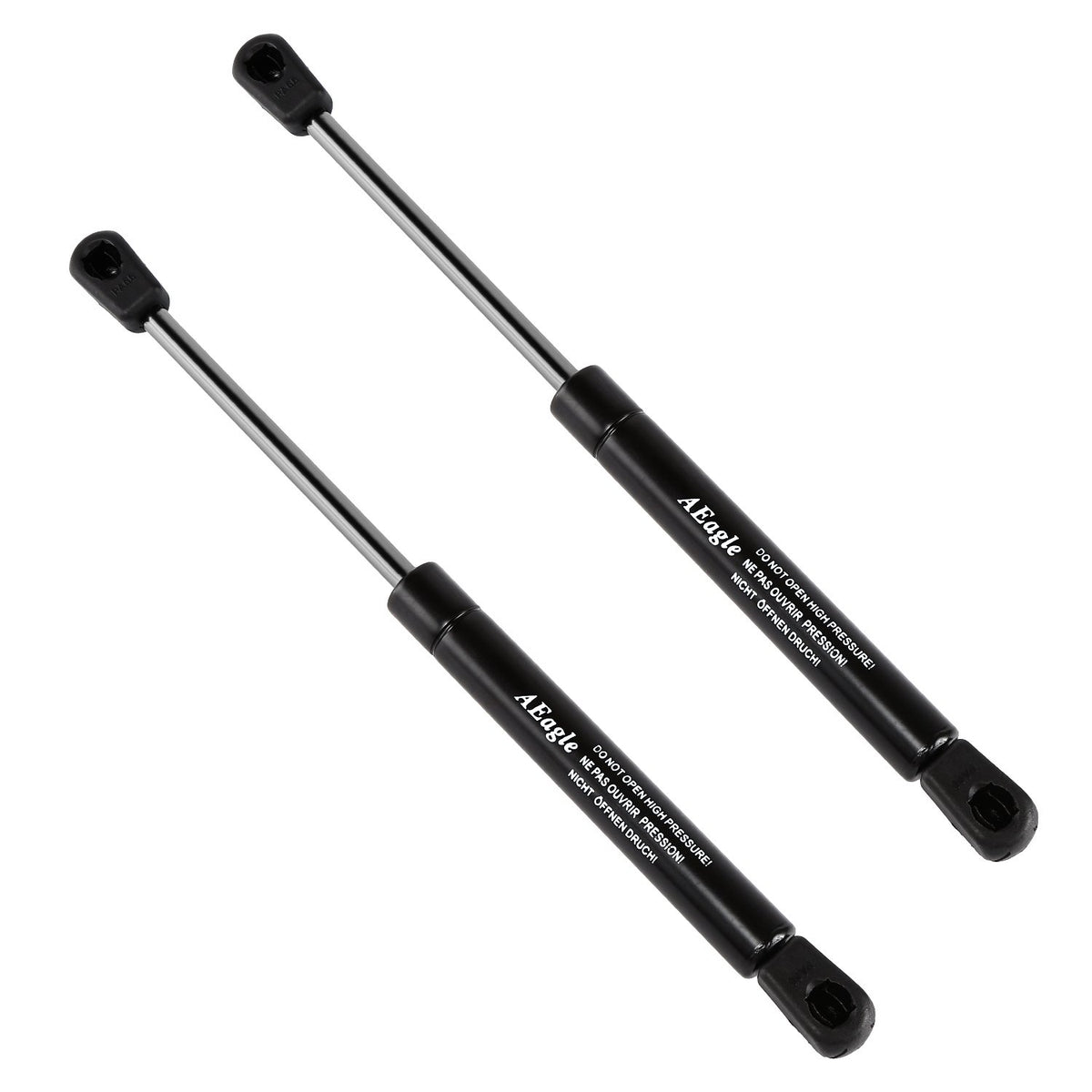 Aeagle hood lift support installed on a 1999-2004 Jeep Grand Cherokee for smooth opening