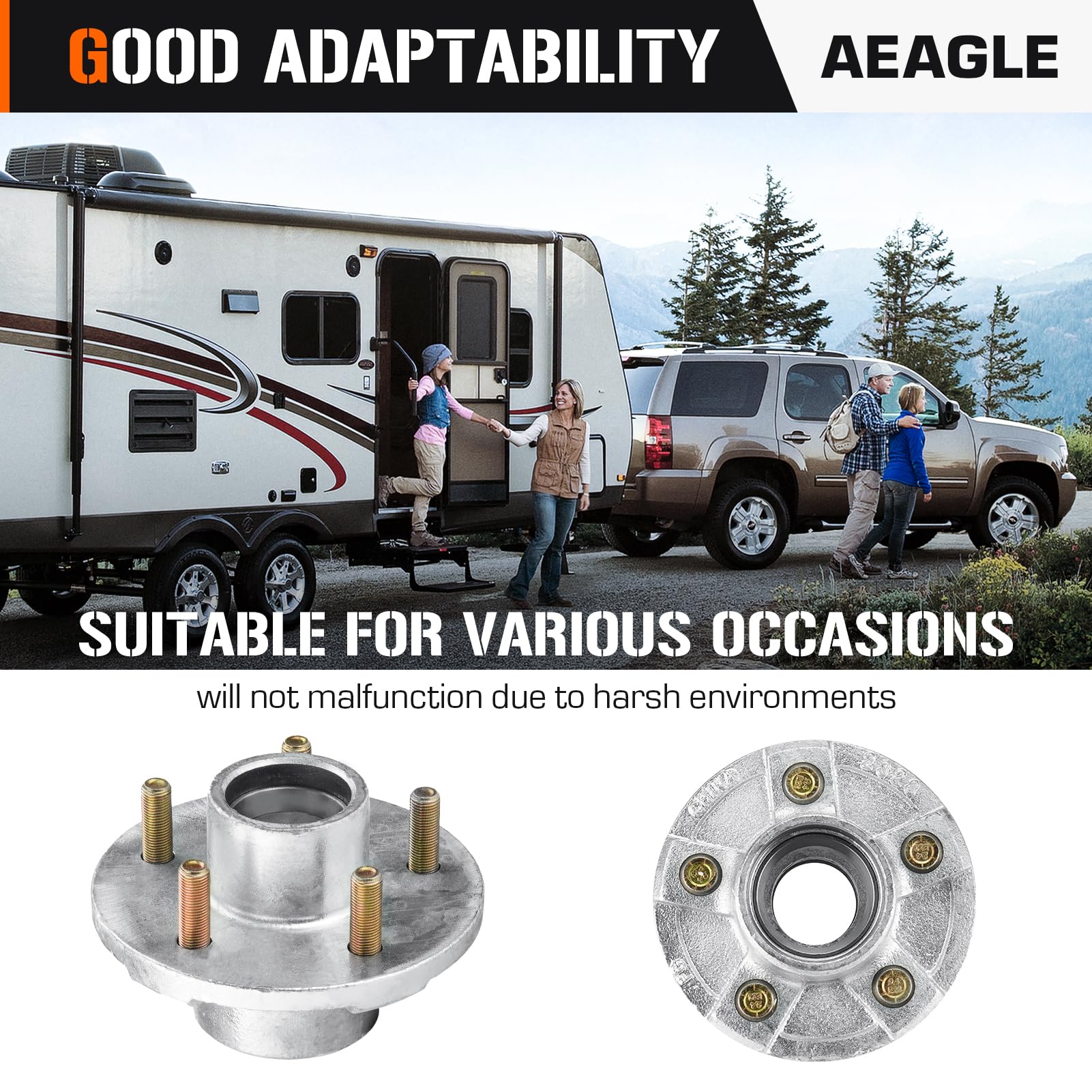 Aeagle hot-galvanized idler hub assembly offers lasting corrosion resistance