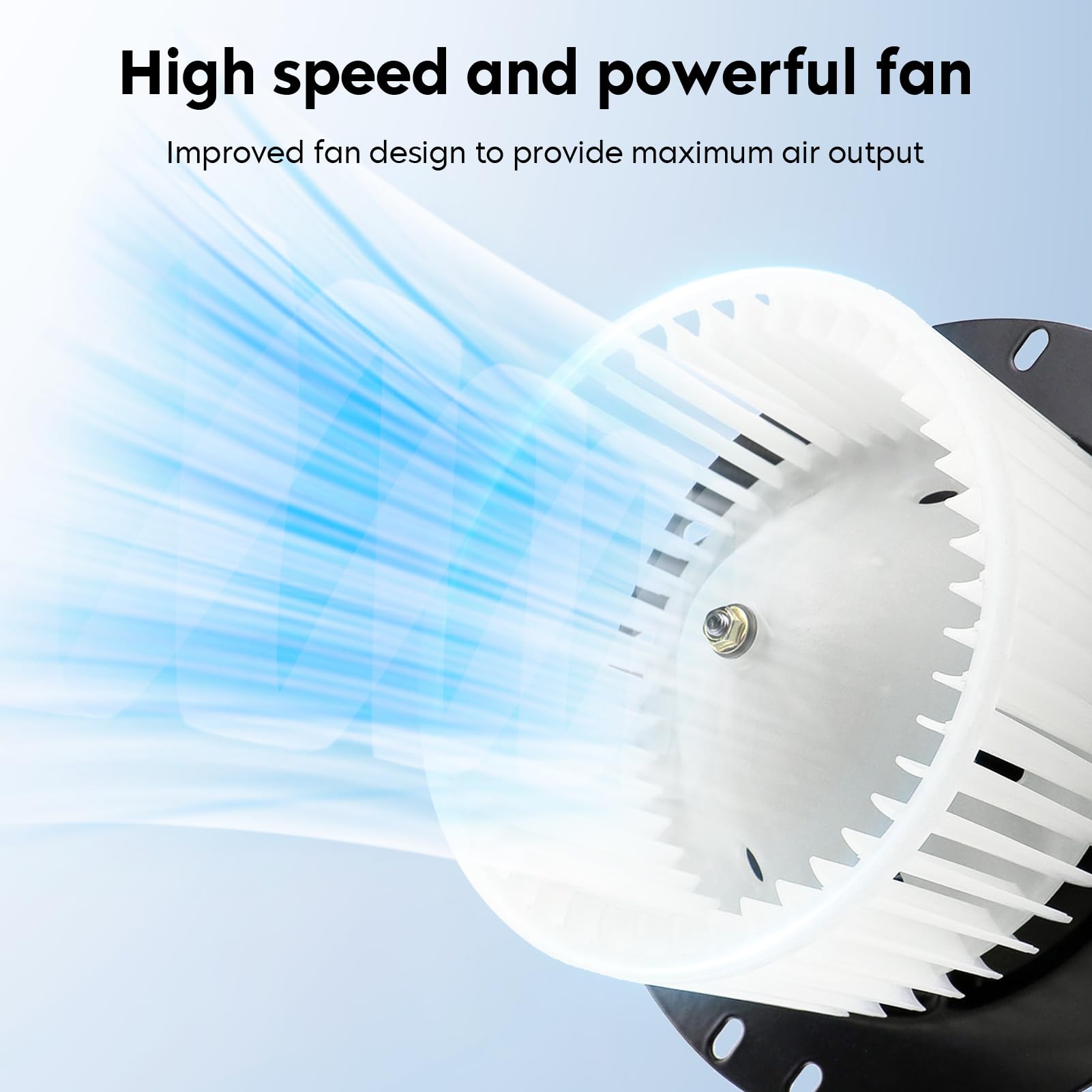 Aeagle blower motor assembly side view for Mercury Mountaineer highlighting durable construction