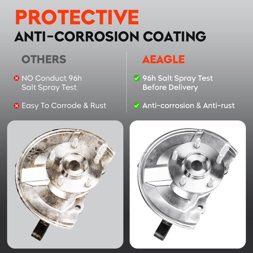 Aeagle installation-ready knuckle shown for direct replacement workflow.