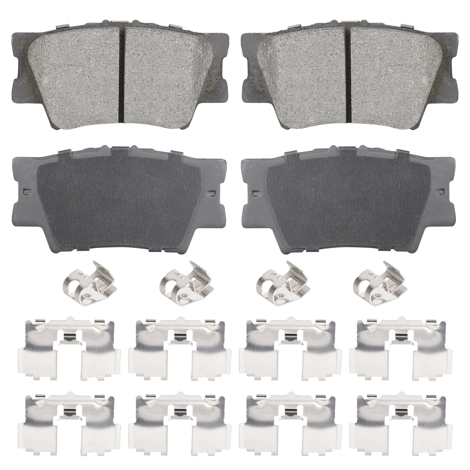 Aeagle rear ceramic brake pads for Camry pad assembly provide quiet braking and reliability