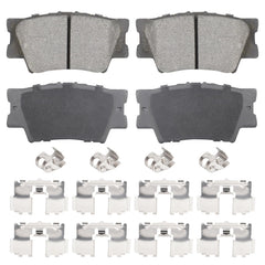 Aeagle rear ceramic brake pads for Camry pad assembly provide quiet braking and reliability