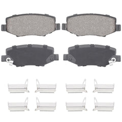 Aeagle rear ceramic brake pads for Jeep Liberty 2008-2012, front view, quiet braking potential