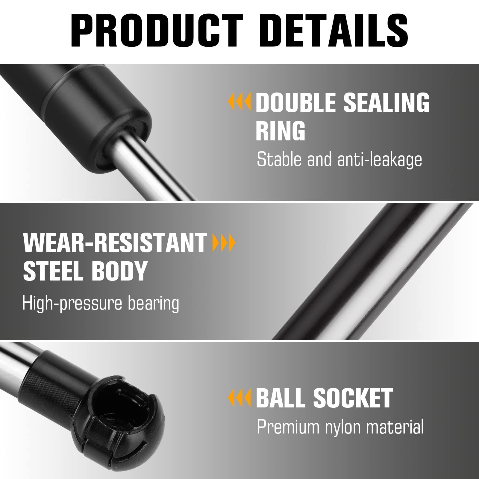 Aeagle rear hatch lift support installs quickly for Honda CR-V 2007-2011.
