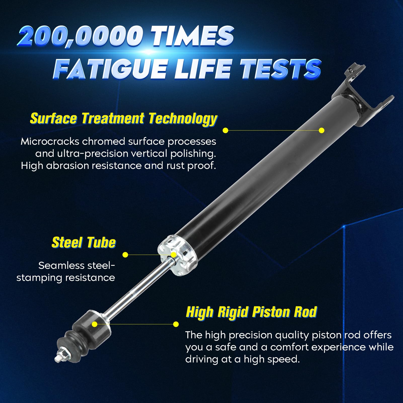 Aeagle rear right strut absorber for Altima enhances stability.