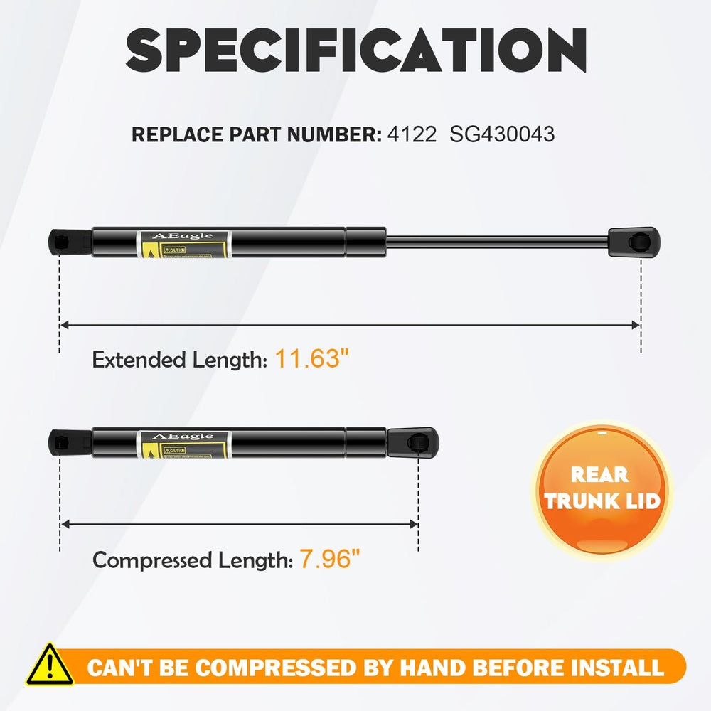 Aeagle rear trunk lift support for Buick Regal 99-04 — steady lift and secure closure.