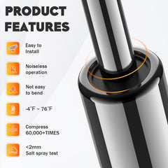 Aeagle replacement lift support shown as simple install compatible with multiple models.