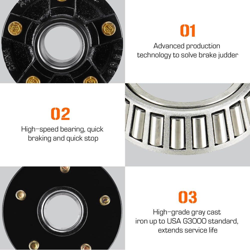 Aeagle rubber plug dust cover protects bearings during maintenance.