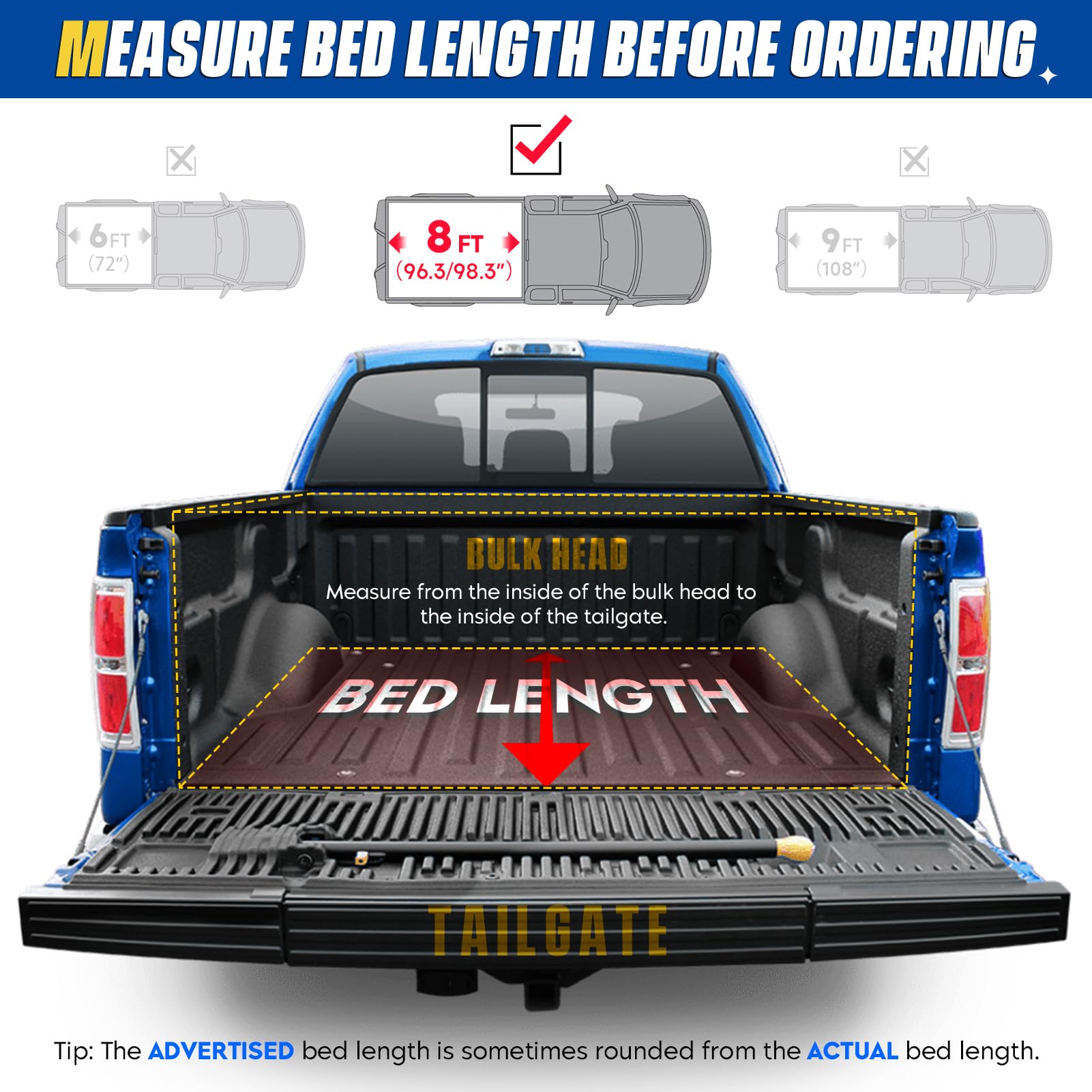 Roll-up action demonstrating quick access to the truck bed.