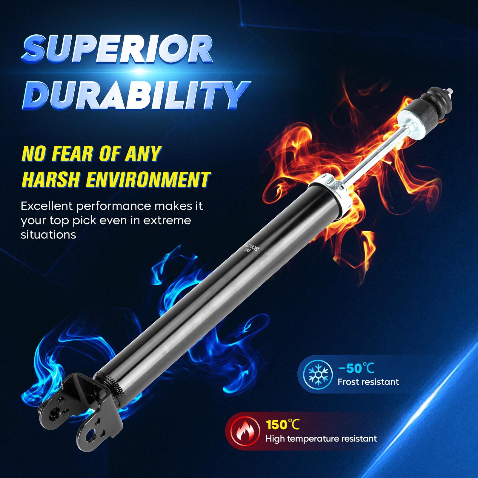 Aeagle dual strut kit installation visual for easy fit.