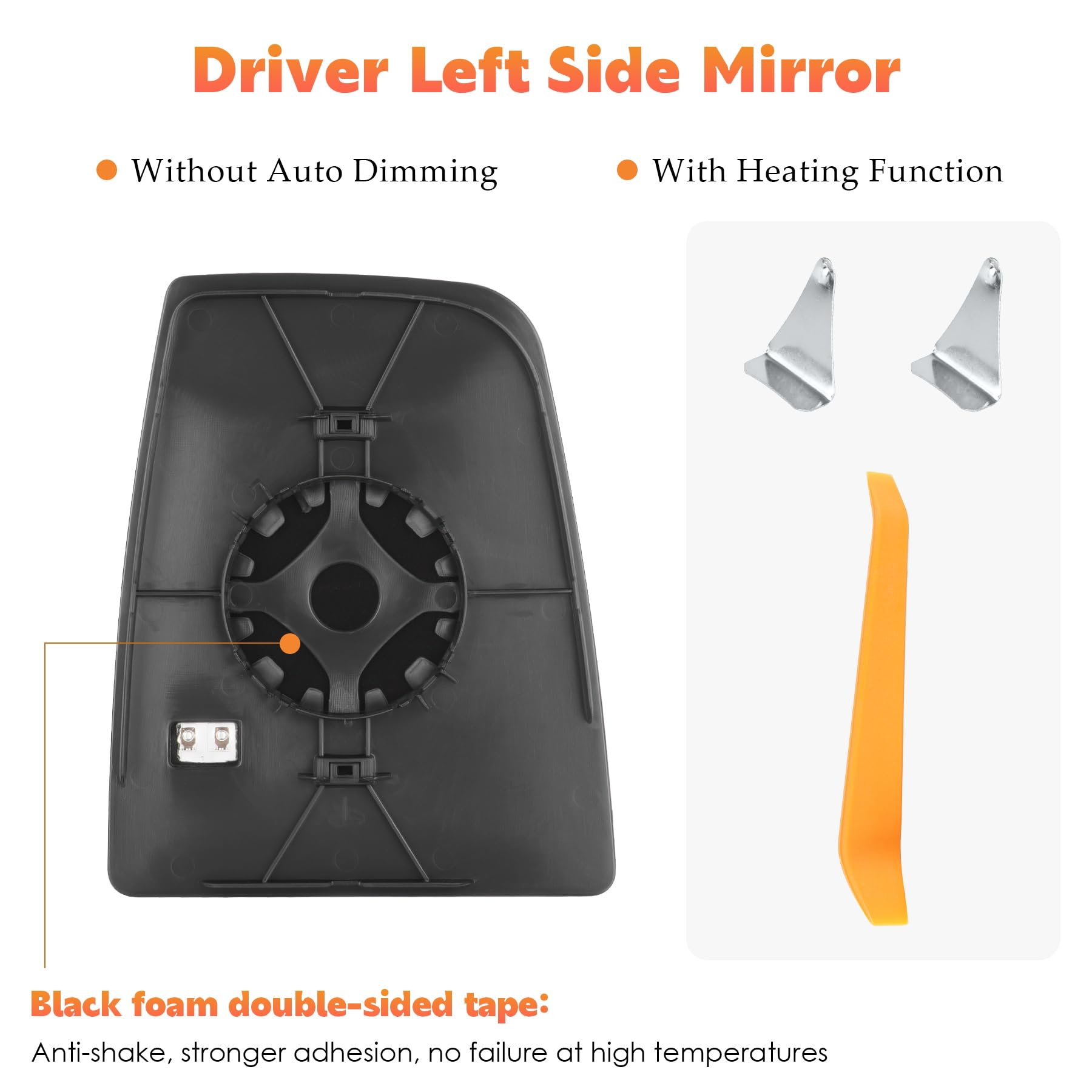 Aeagle Transit left mirror assembly for 2015-2022 models
