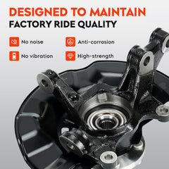 Aeagle wheel bearing hub assembly for Toyota Matrix 2009-2013 left side reduces wheel play
