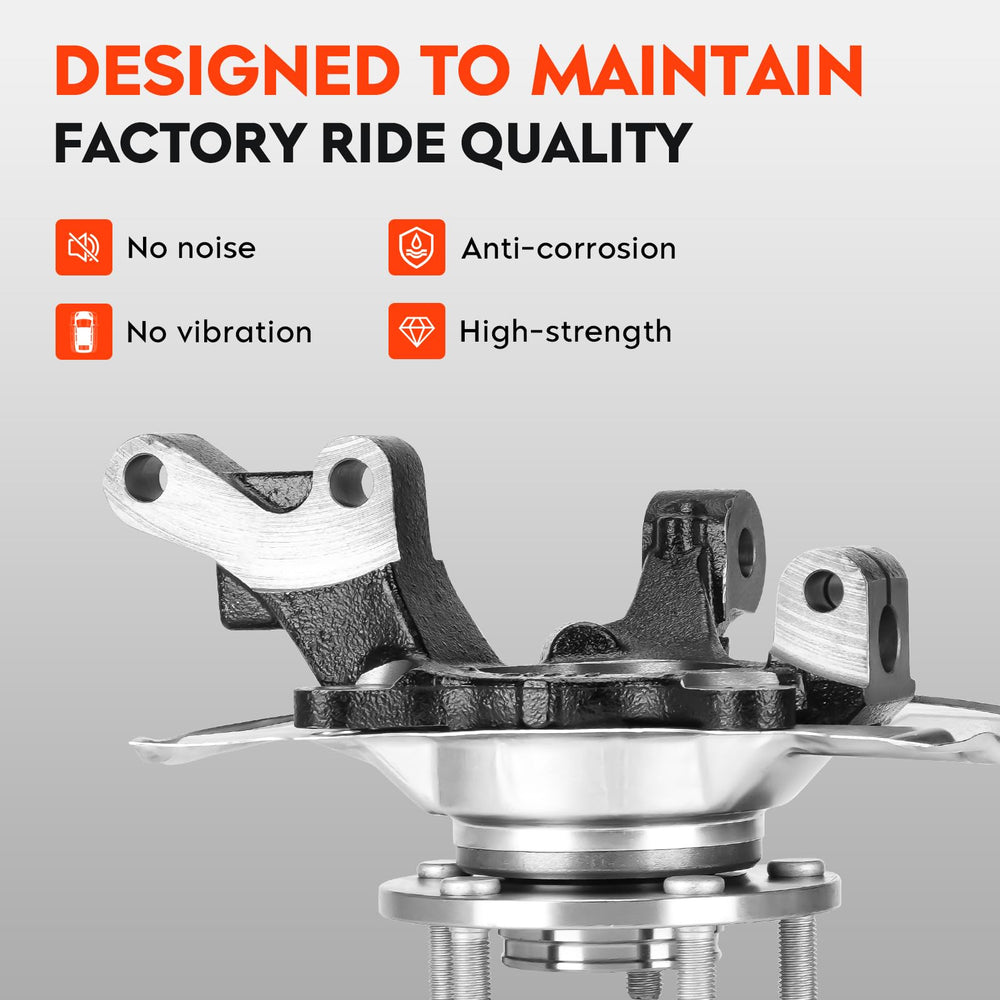 Aeagle wheel bearing hub assembly for Dodge Caliber—improved braking feel and vibration reduction.