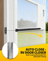 Aecsze closer includes easy DIY hardware for quick setup on most doors.