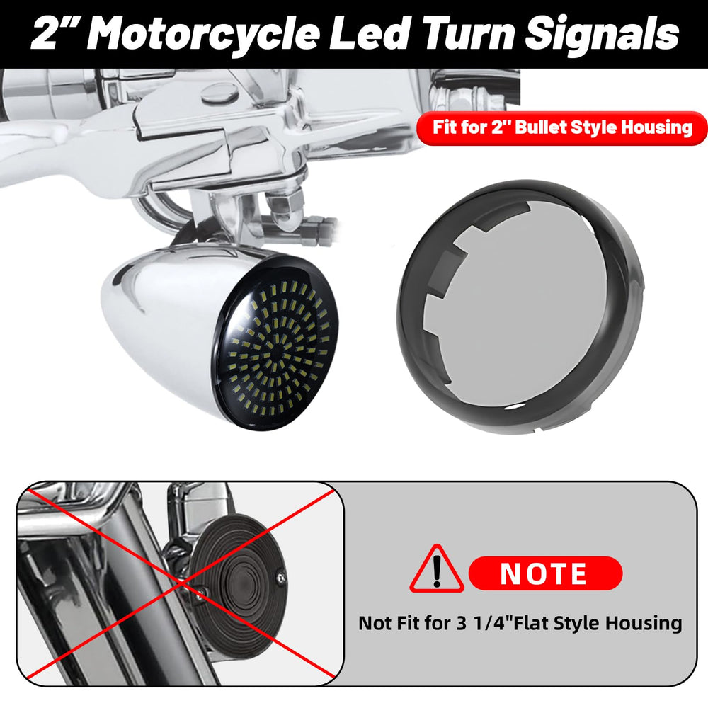 AEEAST 1157 LED turn signals rear angle showing halo lighting.