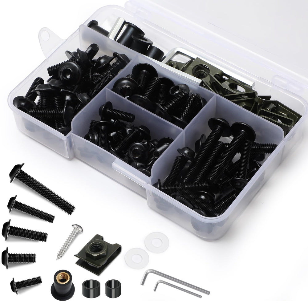 AEEAST 177Pcs fairing bolt kit ready for sportbike assembly